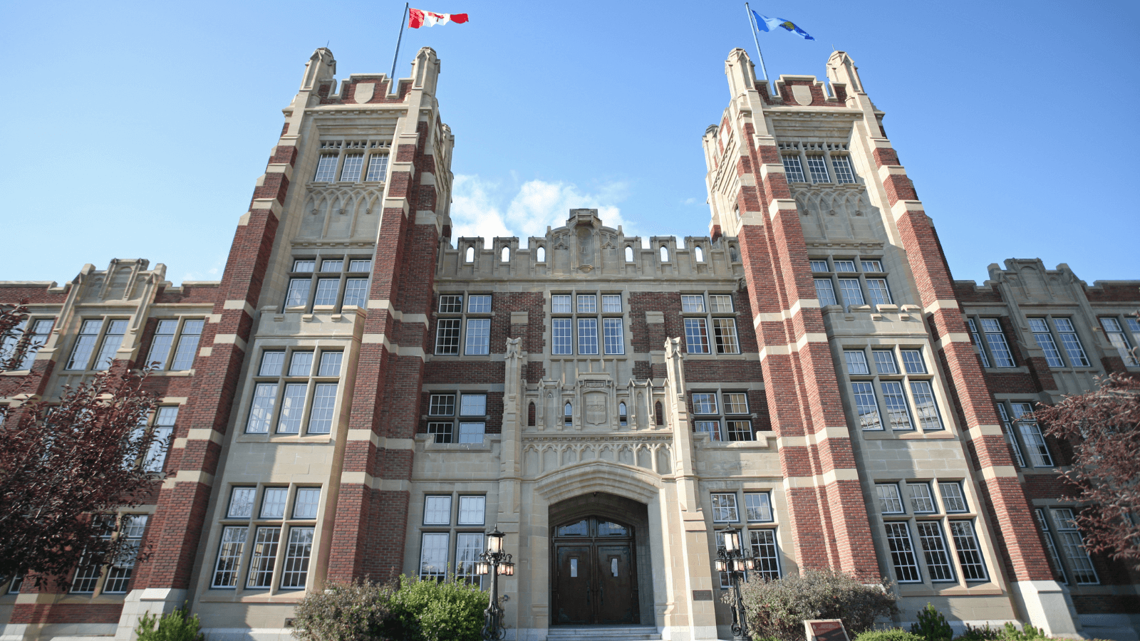 image of a higher education building